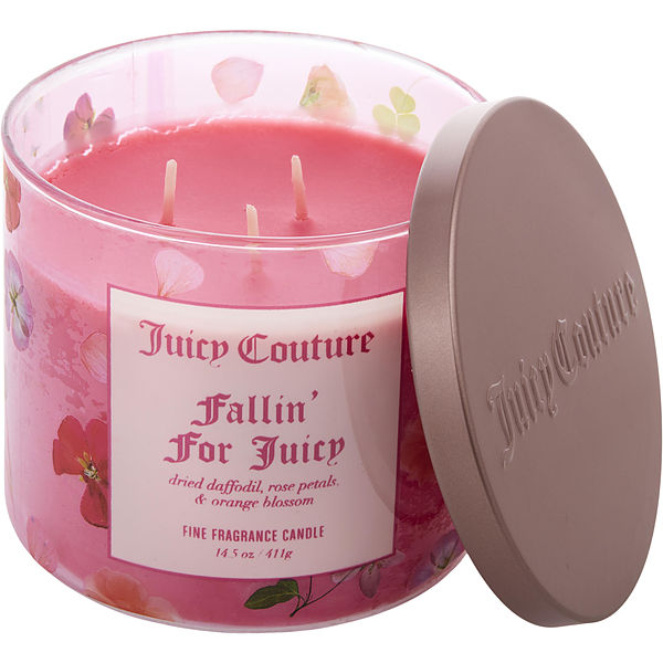 14.5 Oz Soy Wax Blend 3 Wick Candle - Fallin' For Juicy