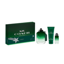 GREEN 3 PCS SET FOR MEN: 3.3 EAU DE TOILETTE SPRAY + 0.5 EAU DE TOILETTE SPRAY + 3.3 SHOWER GEL