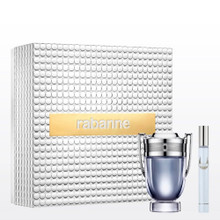 INVICTUS 2 PCS SET FOR MEN: 3.4 EAU DE TOILETTE SPRAY + 0.34 EAU DE TOILETTE SPRAY.