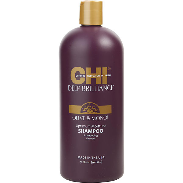 Deep Brilliance Olive & Monoi Optimum Moisture Shampoo 32 Oz