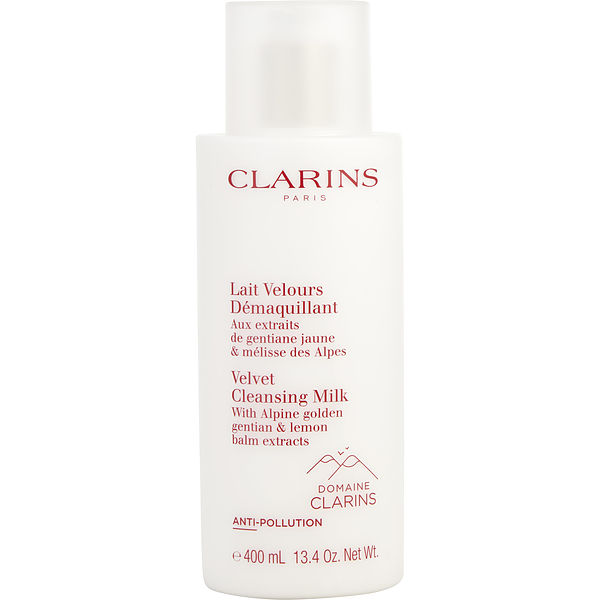 Velvet Cleansing Milk With Alpine Golden Gentian & Lemon Balm Extracts 400ml/13.4oz