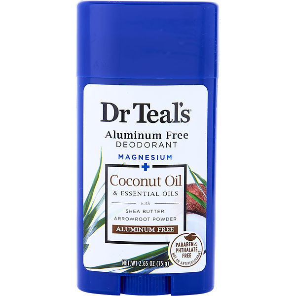 Aluminum Free Deodorant - Magnesium+ Coconut Oil & Essential Oils 75g/2.65oz