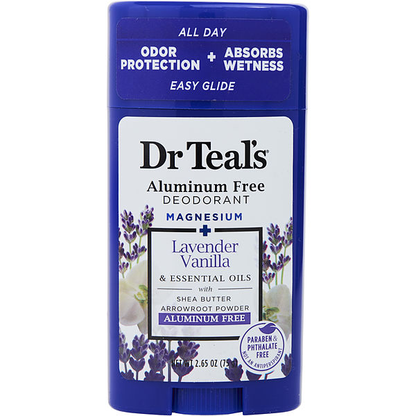 Aluminum Free Deodorant - Magnesium+ Lavender Vanilla & Essential Oils 75g/2.65oz