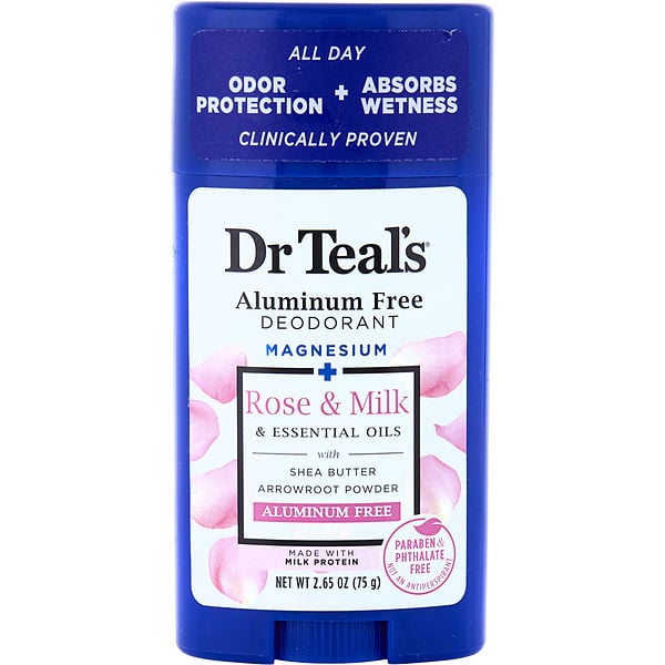 Aluminum Free Deodorant - Magnesium+ Rose Milk & Essential Oils 75g/2.65oz