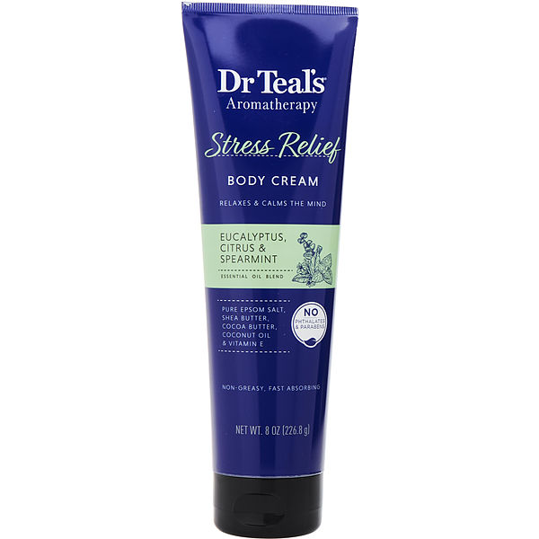 Aromatherapy Stress Relief Body Cream With Eucalyptus, Citrus & Spearmint 227g/8oz