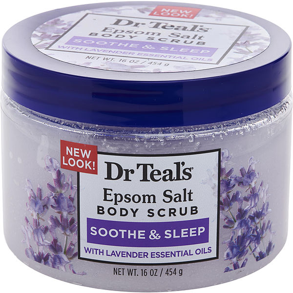 Epsom Salt Body Scrub - Exfoliate & Renew With Lavender 454g/16oz