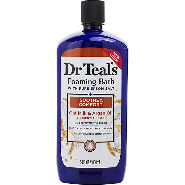 Foaming Bath With Pure Epsom Salt Oat Milk & Argan 1000ml/34oz