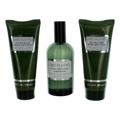 Eau De Toilette Spray 4 Oz & Aftershave Balm 3.4 Oz & Hair & Body Wash 3.4 Oz