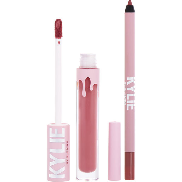 Matte Lip Kit: Matte Liquid Lipstick 3ml + Lip Liner 1.1g - # 302 Snow Way Bae Matte 2pcs