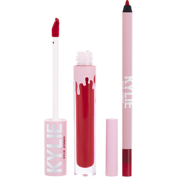 Velvet Lip Kit: Velvet Liquid Lipstick 3ml + Lip Liner 1.1g - # 405 Red Velvet 2pcs