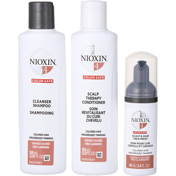 Set-3 Piece Full Kit System 4 With Cleanser Shampoo 5 Oz & Scalp Therapy Conditioner 5 Oz & Scalp Treatment 1.7 Oz