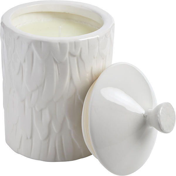 Wildflower Feather Textured Scented Candle 18.4 Oz