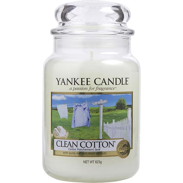 Clean Cotton Scented Large Jar 22 Oz