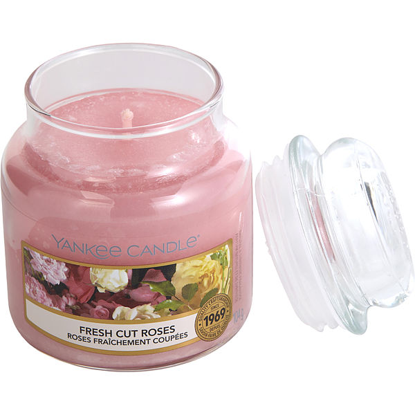 Fresh Cut Roses Scented Small Jar 3.6 Oz