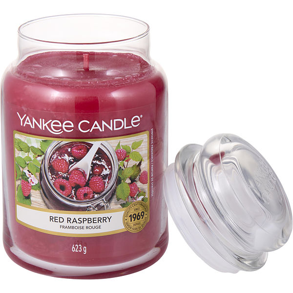 Red Raspberry Scented Large Jar 22 Oz