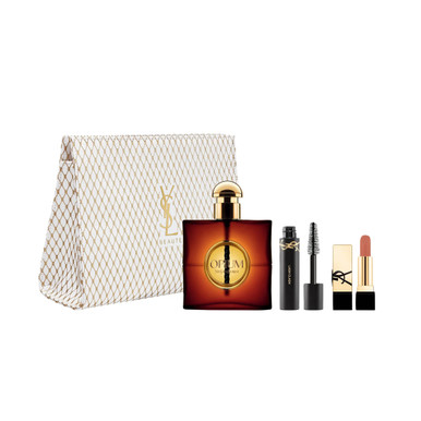  3 Oz Eau De Parfum Spray + 0.06 Mascara + 0.04 Lipstick + Pouch