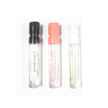 3 X 0.03 EAU DE PARFUM VIAL SPRAY SET FOR WOMEN: GORGEOUS! + WONDERLUST + SEXY AMBER