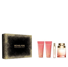 WONDERLUST 4 PCS SET FOR WOMEN: 3.4 EAU DE PARFUM SPRAY + 0.3 EAU DE PARFUM SPRAY + 3.4 SHOWER GEL + 3.4 BODY LOTION