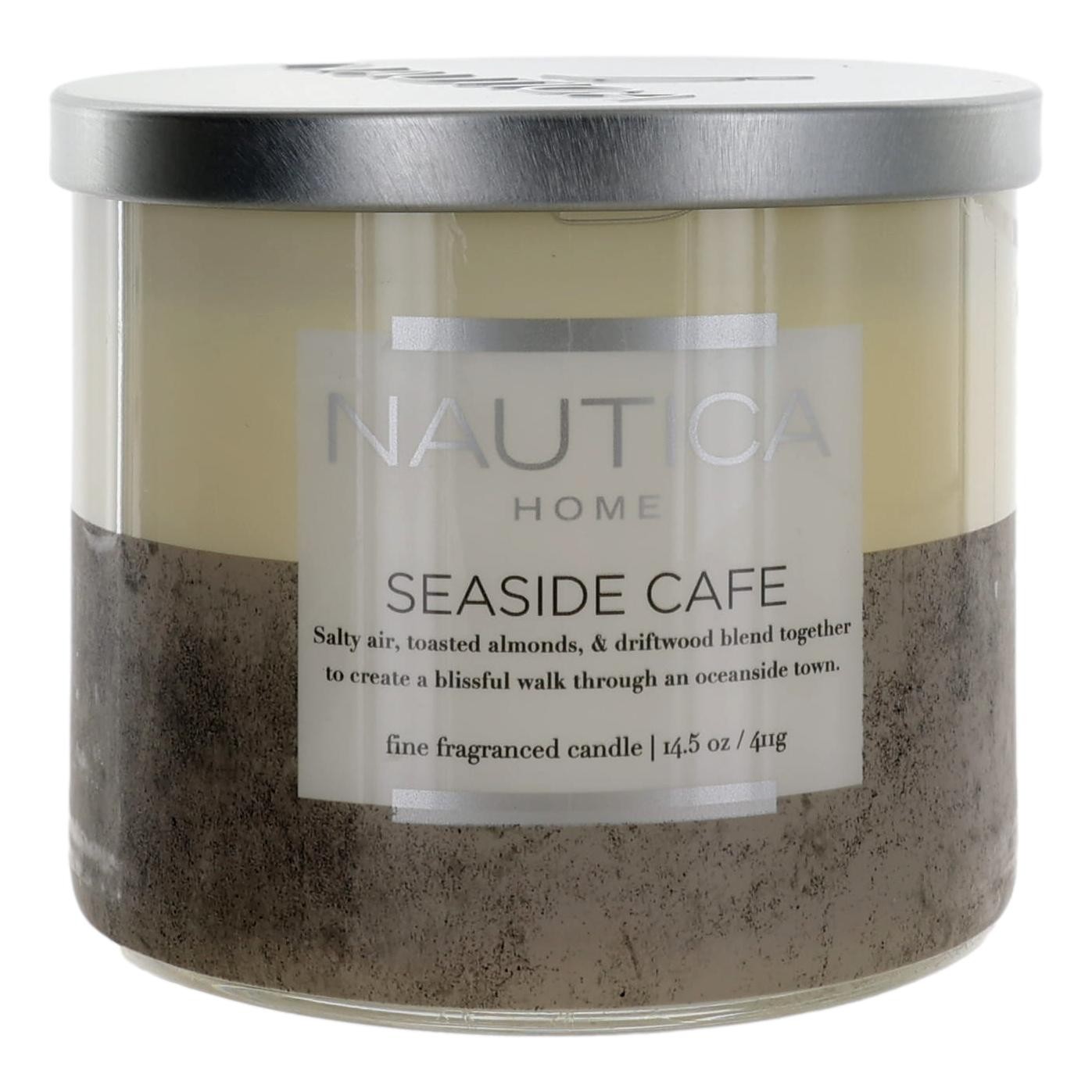 14.5 Oz Soy Wax Blend 3 Wick Candle - Seaside Cafe