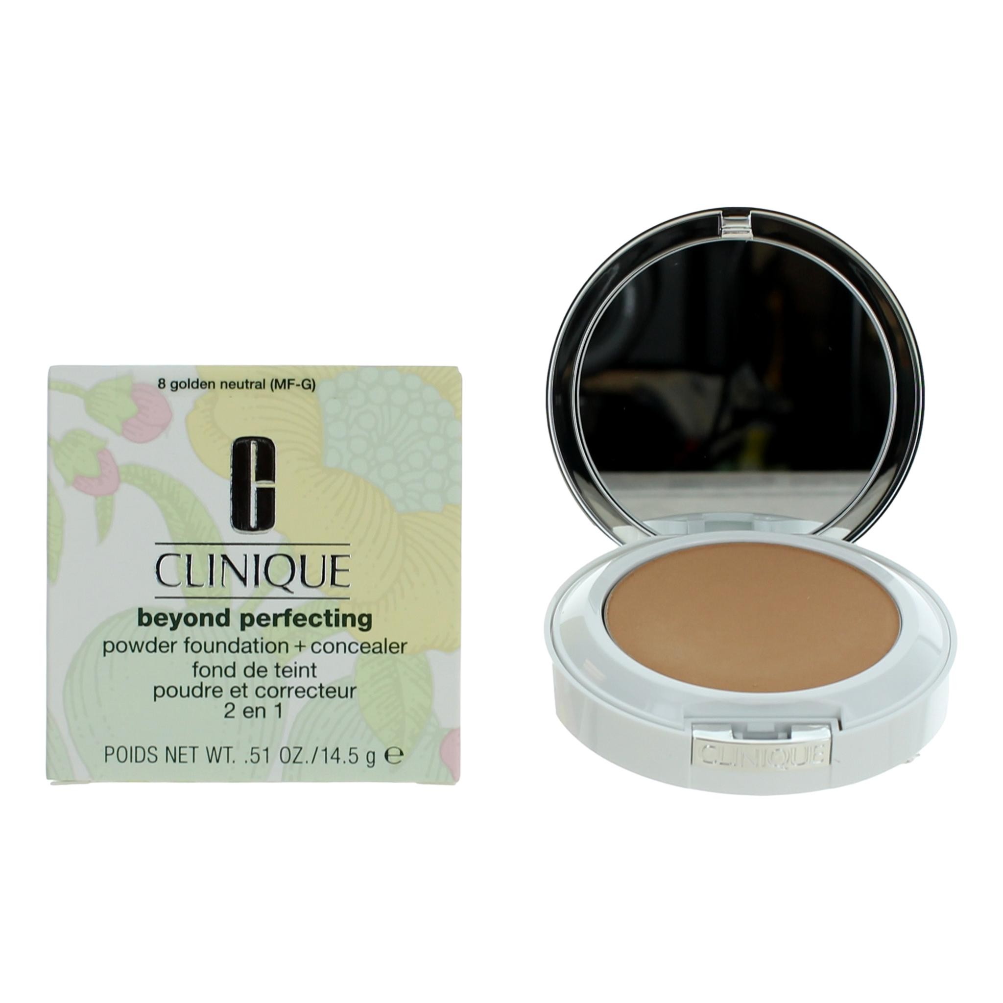  .51 Oz Powder Foundation + Concealer- 8 Golden Neutral