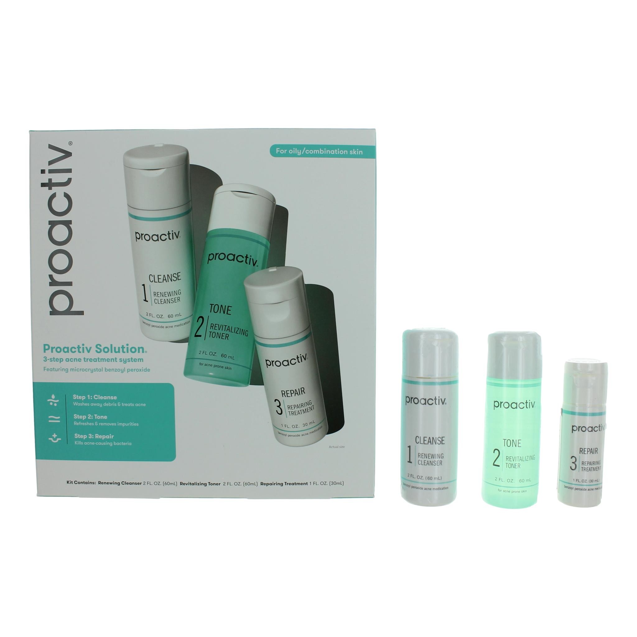  3 Step Acne Treatment System - Oily/Combo Skin