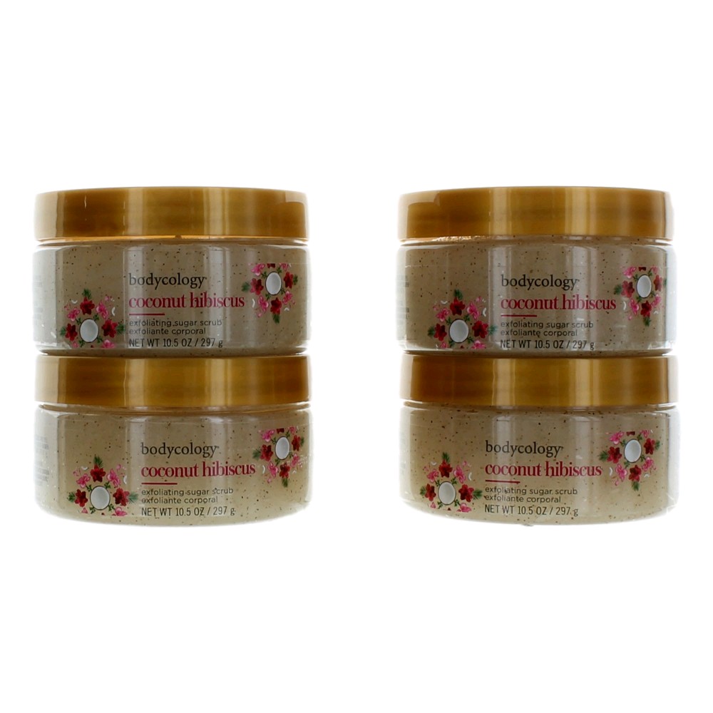 4 Pack Of 10.5 Oz Each Exfolianting Sugar Scrub For Women